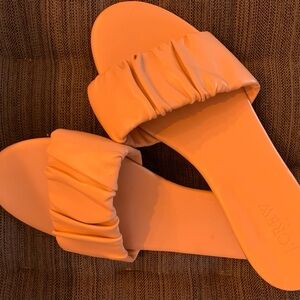 J. Crew Women's Beige Ruffle Sandals